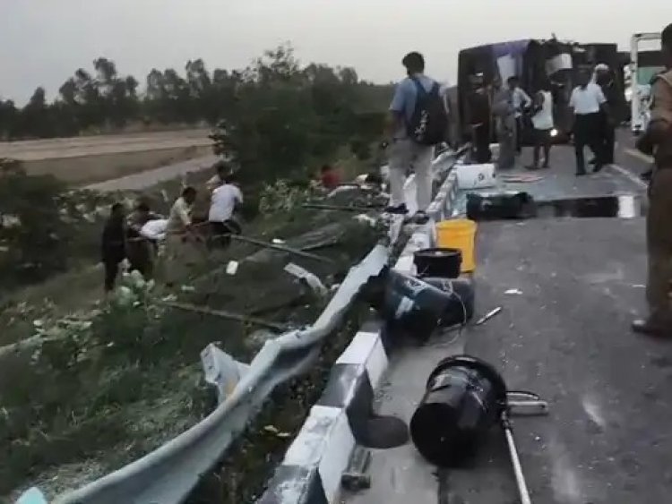सड़क दुघर्टना में दरोगा व कैदी समेंत छह लोगों की मौत, 27 घायल