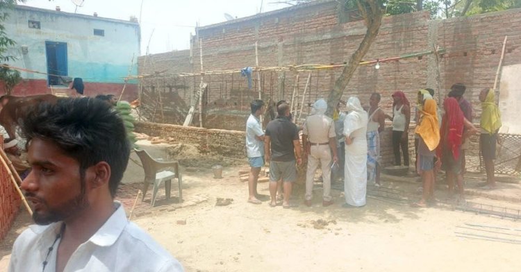 कनझरूआ में पुलिस ने विवादित भूमि पर निर्माण कार्य रोका