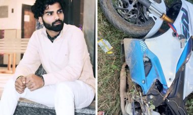 पेड़ से टकराई तेज रफ्तार बाइक, मौके पर ही हुई युवा सवार की मौत, पसरा मातम
