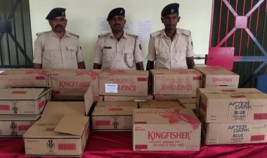 स्कॉर्पियो से 207 लीटर विदेशी शराब बरामद, तस्करों की तलाश में जुटी पुलिस