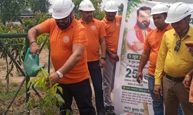 विश्व पर्यावरण दिवस पर भारत प्लस इथेनॉल में 251 पौधों का रोपण
