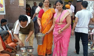 भोजन बैंक के 61वें सप्ताह में जरूरतमंदों को कराया गया निःशुल्क भोजन