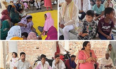 बेटी बचाओ-बेटी पढ़ाओ अभियान के तहत बनारपुर में जागरूकता कार्यक्रम आयोजित