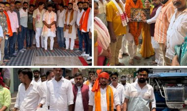 भाजयुमो प्रदेश अध्यक्ष बनने के बाद पहली बार डुमरांव पहुंचे जितेंद्र सिंह, कार्यकर्ताओं ने किया भव्य स्वागत