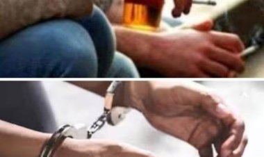 वाहन जांच अभियान में दो युवक नशे की हालत में गिरफ्तार