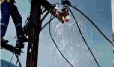 11 हजार वोल्ट लाइन पर काम के दौरान हादसा, मिस्त्री हायर सेंटर रेफर