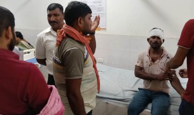 तेज आंधी बनी हादसे की वजह, थर्मल प्लांट में बालू लदा ट्रेलर पलटा; चालक केबिन में फंसा, बाल-बाल बची जान
