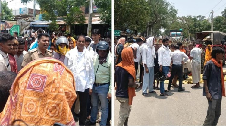खुले बिजली तार बने काल: करंट से दो मासूमों की मौत, मुआवजे की मांग पर ग्रामीणों ने किया सड़क जाम