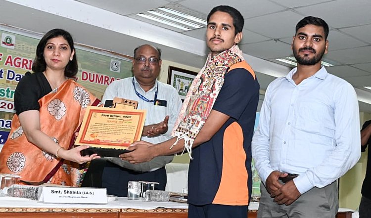 विश्व पर्यावरण दिवस पर राष्ट्रीय स्तर के खिलाड़ियों का हुआ सम्मान