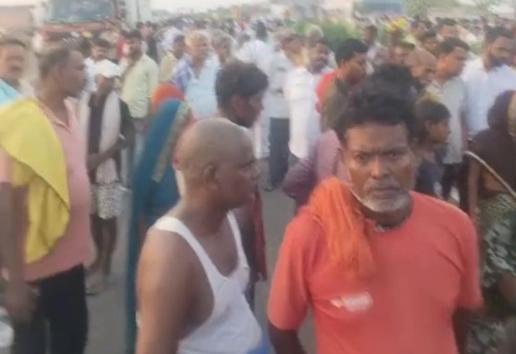 सड़क पार कर रहे युवक को फार्च्यूनर ने रौंदा, मौत के बाद हाईवे जाम