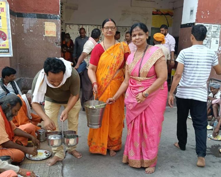 भोजन बैंक के 61वें सप्ताह में जरूरतमंदों को कराया गया निःशुल्क भोजन