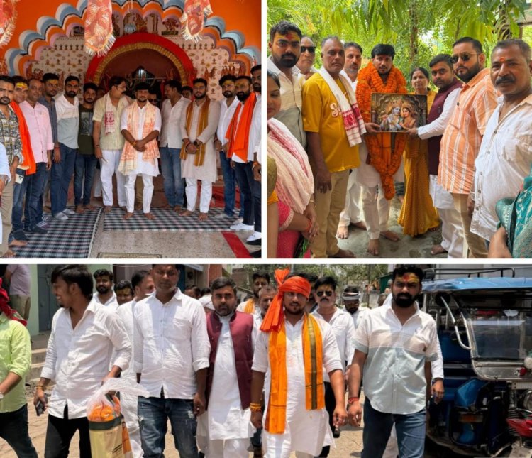 भाजयुमो प्रदेश अध्यक्ष बनने के बाद पहली बार डुमरांव पहुंचे जितेंद्र सिंह, कार्यकर्ताओं ने किया भव्य स्वागत