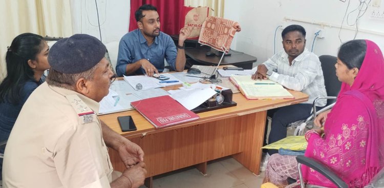 जनता दरबार में भूमि विवाद समेत दो मामलों का निष्पादन