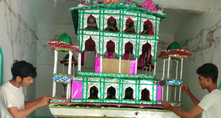 डुमरांव में गूंजने लगा मुहर्रम का जज्बा, इमामबाड़ों से ताजिया निर्माण तक बढ़ी हलचल