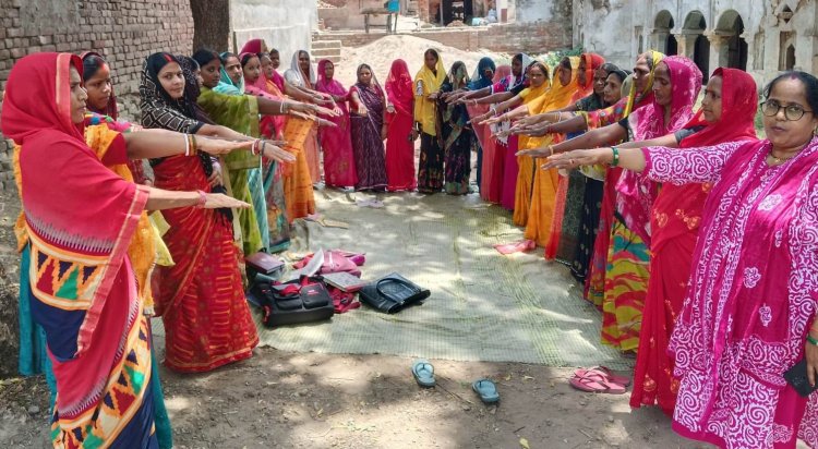 नशामुक्त समाज के निर्माण को लेकर जीविका दीदियों ने लिया संकल्प