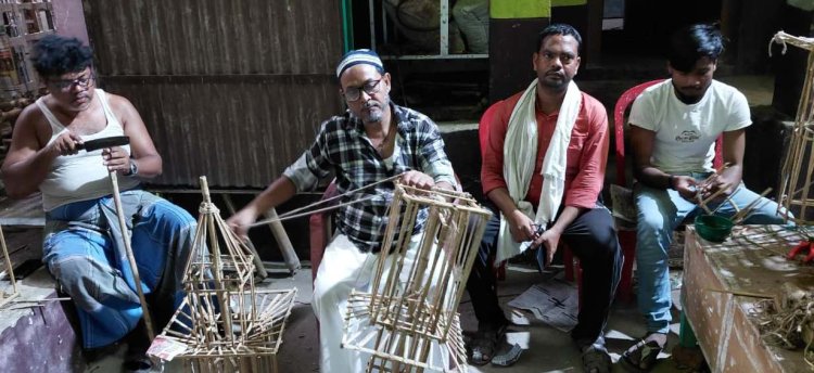 मुहर्रम की तैयारी अंतिम चरण में, केसठ में ताजिया निर्माण को मिला भव्य स्वरूप