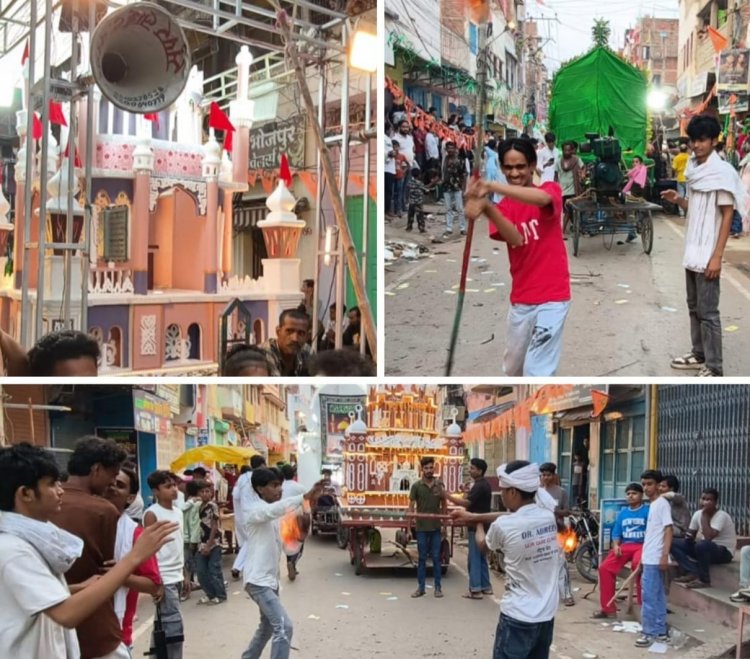 या अली... या हुसैन..., की सदाओं से गूंजा बक्सर...