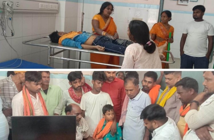 भीषण हादसा: तेज रफ्तार जेसीबी ने बाइक में मारी टक्कर, मौके पर हुई चालक की मौत, पत्नी-बेटी भी जख्मी