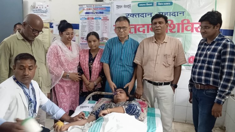रक्तदान से बच सकती है कई जिंदगियां, डुमरांव पीएचसी में 15 रक्तदाताओं ने किया महादान