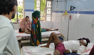 महदह मोड़ पर रफ्तार का कहर, आमने-सामने भिड़ीं दो बाइक; पिता-पुत्र समेत तीन घायल