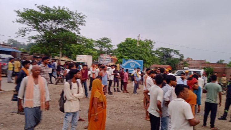 सैंपलिंग के दौरान पोखरे में डूबा युवा मजदूर, मौत के बाद थर्मल प्लांट का मुख्य गेट जाम