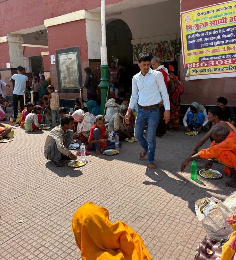 भोजन बैंक का 65वां सप्ताह: जरूरतमंदों को परोसा सेवा का प्रसाद, नव नियुक्त एसडीएम खुशबू सिंह ने की सराहना