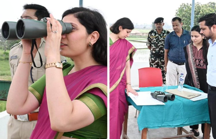 काला हिरणों के संरक्षण को प्राथमिकता, डीएम साहिला ने नवानगर रेस्क्यू सेंटर का किया निरीक्षण