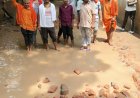बाबा जंगलीनाथ के वार्षिकोत्सव से पहले जलजमाव ने बढ़ाई परेशानी, श्रद्धालुओं का फूटा आक्रोश