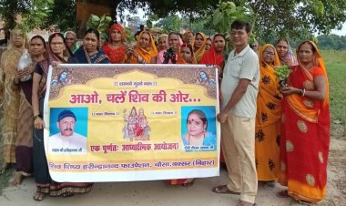 गंगा तट पर हरियाली की पहल, शिव शिष्यों ने रोपे फलदार-छायादार पौधे