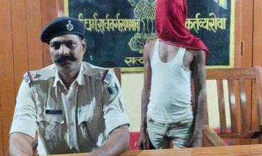 जमौली पुल पर हथियार लेकर घूम रहा था युवक, पुलिस ने दबोचा