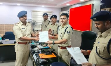 नशे के सौदागरों पर शिकंजा कसने वाले नया भोजपुर थानाध्यक्ष की एसपी ने थपथपाई पीठ