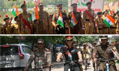 तिरंगे की शान में गूंजा डुमरांव, एनसीसी कैडेट्स ने निकाली भव्य तिरंगा यात्रा