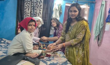 रक्षाबंधन पर स्नेह के धागों से मजबूत हुआ भाई-बहन का रिश्ता