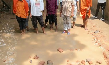 बाबा जंगलीनाथ के वार्षिकोत्सव से पहले जलजमाव ने बढ़ाई परेशानी, श्रद्धालुओं का फूटा आक्रोश