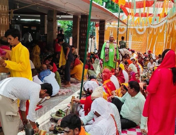 51 हजार पार्थिव शिवलिंग, 251 जोड़ों ने किया महारुद्राभिषेक, गूंजा हर-हर महादेव