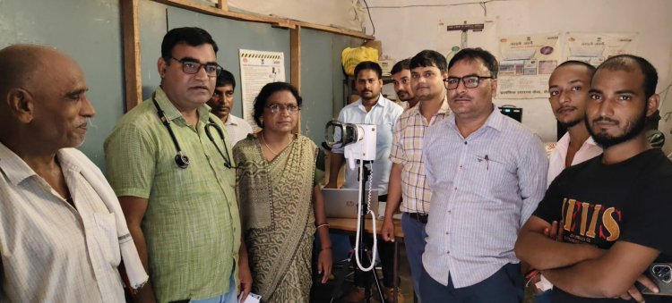 पीएचसी केसठ में विशेष टीबी जांच शिविर की हुई आयोजित