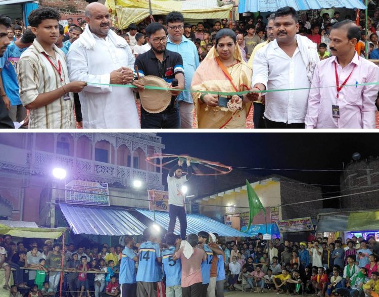 केसठ में चेहल्लुम पर बना-बनैठी खेल का रोमांचक मुकाबला, दोनों टीमें संयुक्त विजेता घोषित