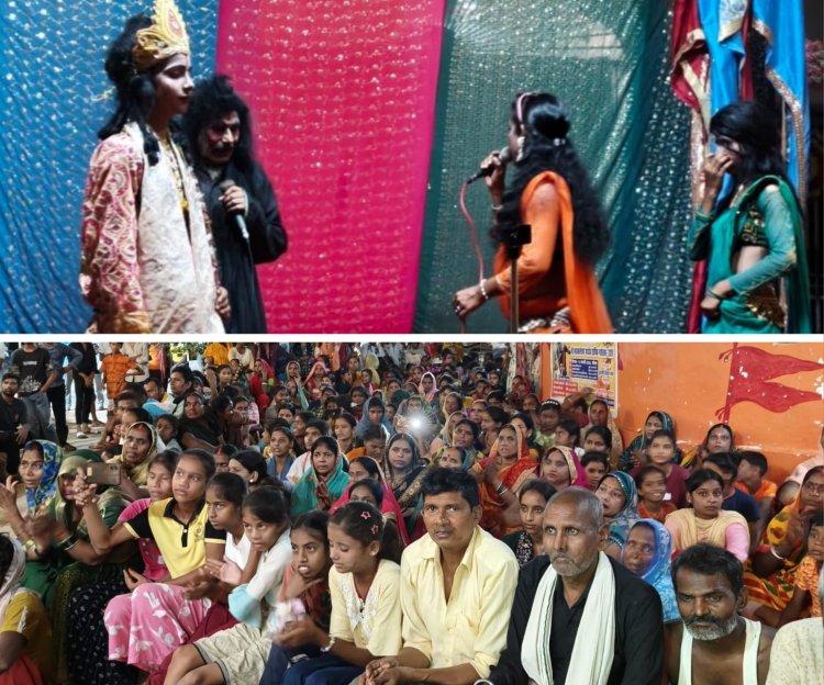 रामलीला के रंग में रंगा तुलसी आश्रम, नारद मोह के मंचन से हुआ आगाज