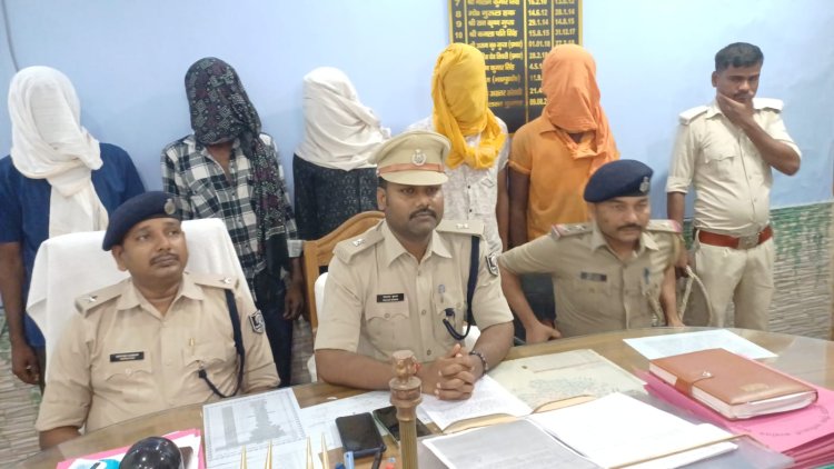 फिरौती के लिए अपहरण का पुलिस ने किया खुलासा, पांच गिरफ्तार