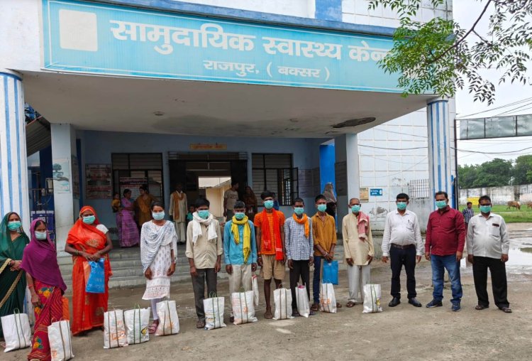 टीबी के खिलाफ जंग में पोषण बना हथियार, 14 मरीजों को मिली निक्षय पोषण किट