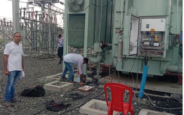 80 एमभीए के ट्रांसफार्मर में आई तकनीकी खराबी से निपटने में जुटा विभाग