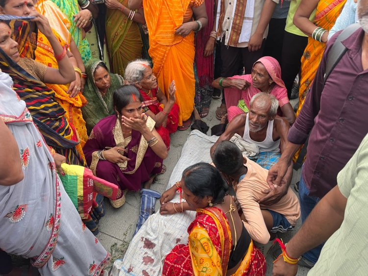 थार के रौंदने से एनएचएआई के कामगर की मौके पर मौत, विरोध में पांच घंटे तक एनएच जाम