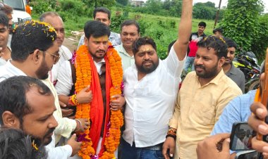 डुमरांव में भाजपा युवा मोर्चा के प्रदेश अध्यक्ष का भव्य स्वागत