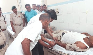 बि-सैप गेस्ट हाउस का जर्जर गेट भरभराकर गिरा, ड्यूटी पर तैनात सिपाही जख्मी