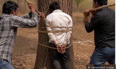 मजदूरी के बहाने बुलाया, पेड़ से बांधा और पीटा