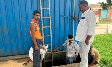 पुराना भोजपुर में दुरुस्त हुई जलापूर्ति, 3 एचपी मोटर लगते ही लौटी जलापूर्ति