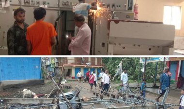 अर्नब तूफान ने खोली डुमरांव की बिजली व्यवस्था की पोल, 24 घंटे तक अंधेरे में रहा अनुमंडल