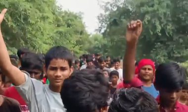 सुविधाओं की कमी के विरोध में 200 छात्र-छात्राओं का पैदल मार्च, डीएम से मिलने पर अड़े