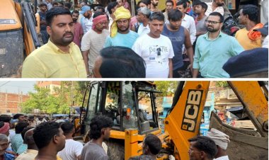 सड़क खाली कराने उतरा नगर परिषद, अतिक्रमणकारियों में मचा हड़कंप