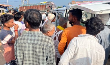 अनाज लदे ट्रक ने साइकिल सवार युवती को रौंदा, पैर में गंभीर फ्रैक्चर